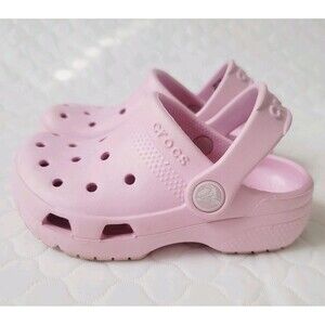 Crocs Coast Clog Girls Kids Pink Size C9